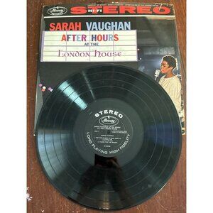 Vintage Sarah Vaughan After Hours At The London House Vinyl Record